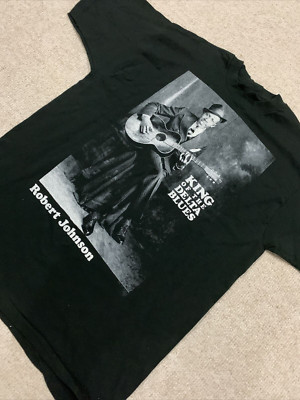 Robert Johnson King Of The Delta Blues T-Shirt Retro Cotton Size S-5XL