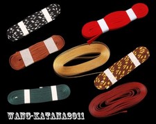 Cotton Silk Leather Ito Sageo for Japanese Katana Wakizashi Tanto Sword Fittings