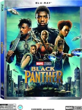 Black Panther (Blu-ray, 2018) Chadwick Boseman   WITH SLIPCOVER