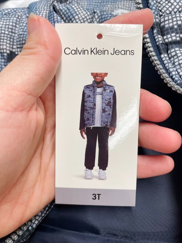 Calvin Klein Kinder 3-teiliges Westenset blau Jungen Baby Größe 3T - NEU mit Etikett - Bild 12 von 14