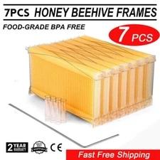 7 x Auto Bee Hive Frames Beekeeping Frames for Honey Langstroth Bee Hives Boxes