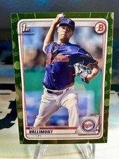 2020 Chris Vallimont Bowman Baseball Paper Camo 1st Bowman #BP-78 Twins