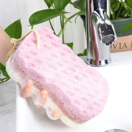 3 Pcs Bath Sponge for Women, Men, Kids, Sponge Loofah Body Scrubber Shower Spong - Picture 4 of 12