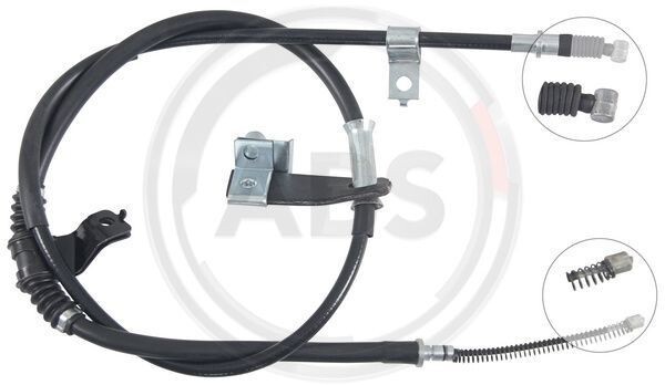 Left Handbrake Cable A.B.S. K11467 for Hyundai/Mitsubishi Galloper/Challenger/M