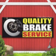 BRAKE SERVICE auto car repair diagnostics fix Advertising Banner Sign