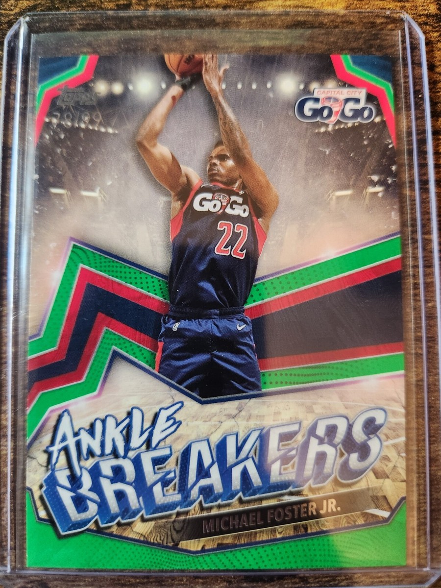 2023-24 Topps G-League Michael Foster Ankle Breakers Green 78/99 #AB-25