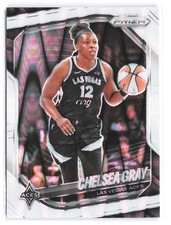 2025 Panini Prizm WNBA #111 Chelsea Gray White Seismic Prizms
