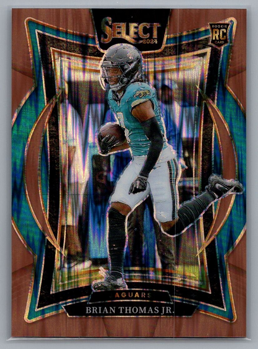2024 Panini Select Concourse Brian Thomas Jr. #91 Copper Shock /299 (RC) Rookie