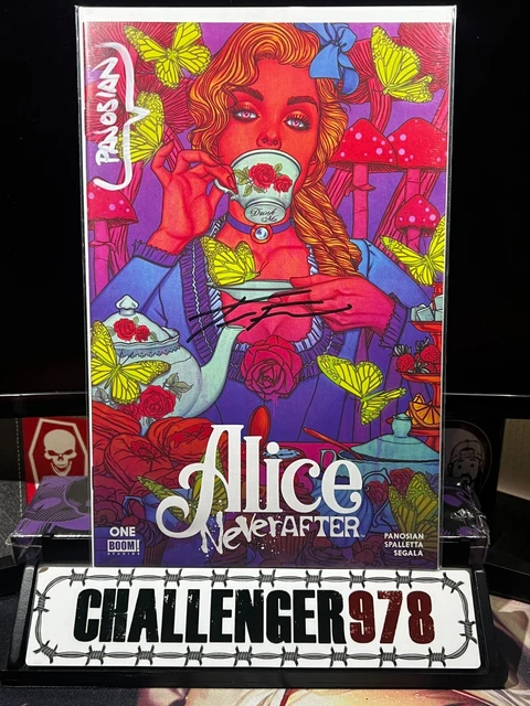 ALICE NEVER AFTER #1 Jenny Frison DOUBLE SIGNED Dan Panosian w/ COA