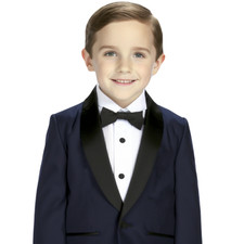 Boys Navy Shawl Tuxedo 7580