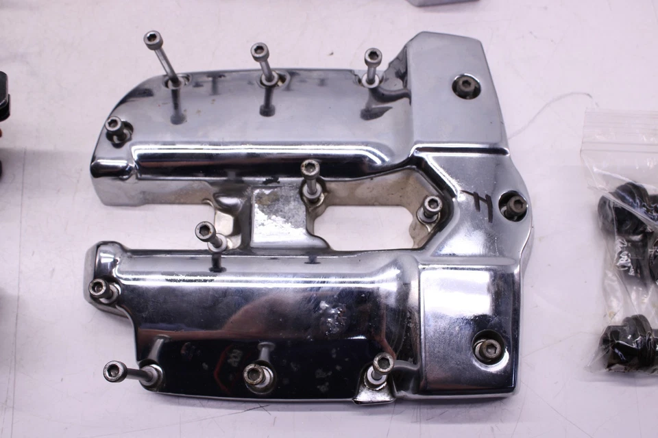 08-14 YAMAHA ROAD STAR ДВИГАТЕЛЯ ВЕРХНИЙ КОНЕЦ ГОЛОВКИ БЛОКА ЦИЛИНДРОВ ПЕРЕДНИЙ ЗАДНИЙ  - Изображение 3 из 4