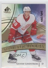 2020 SP Game Used Authentic Rookies Golden Burst /299 Gustav Lindstrom #143 12af