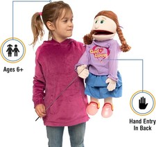 25 Inch Full-Body Puppet God Is Love Girl Peach Metal