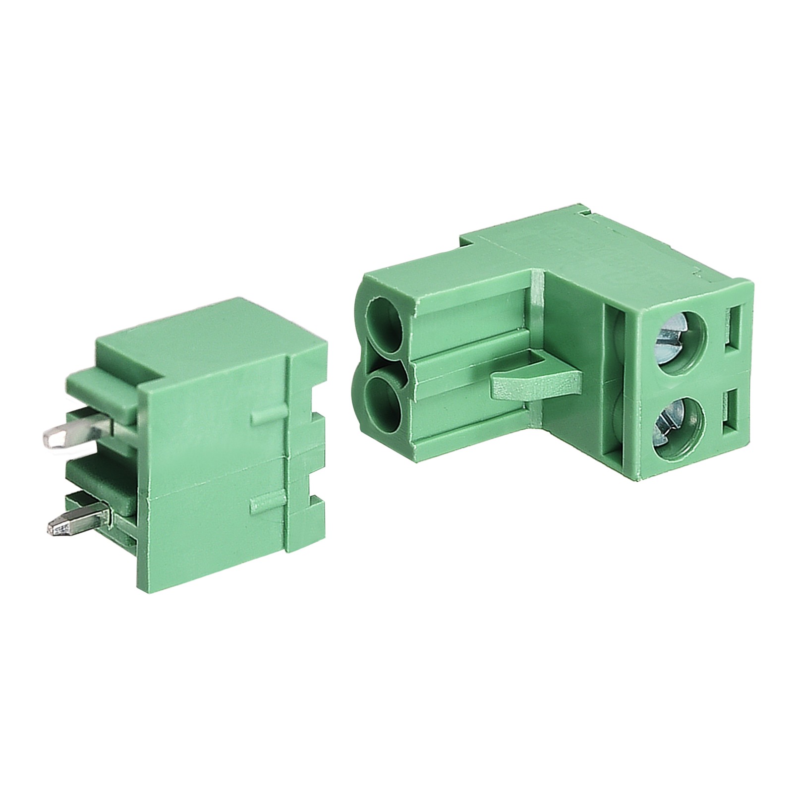 20 Sets 2Pin 5.08mm Pitch Male Female PCB Screw Terminal Block