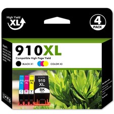 910 XL 910XL Ink Cartridges 4 Pack for HP OfficeJet Pro 8020 8035 8028 8025 8022