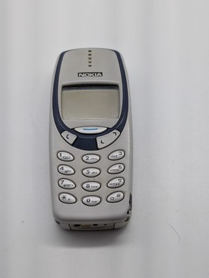 Nokia 3330 grau - 2000er Klassiker Nokia - defekt für Bastler Vintage #710