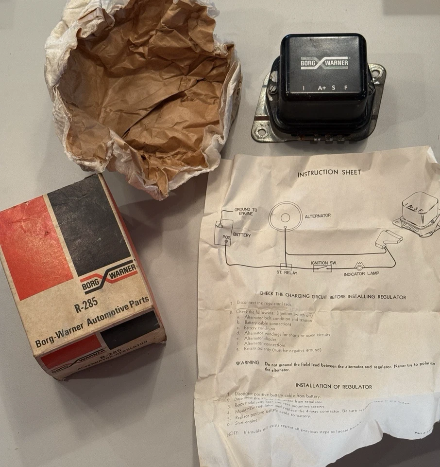 Regulador alternador Borg Warner R-285 seminuevo Foto 4 de 4