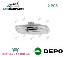 INDICATOR LIGHT BLINKER LAMP PAIR FRONT 038-20-862 LORO 2PCS NEW OE REPLACEMENT