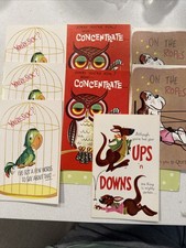 8 Vintage Fantasy Brand Cards With Envelopes UNUSED