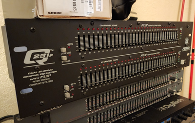 #ad Peavey Q231F 2 Channel 31 Band Graphic Equalizer w FLS Made in USA $129.95