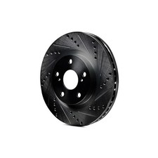 For Ford Mustang 24-26 Brake Rotor eLINE Drilled & Slotted 1-Piece Front
