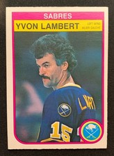 1982-83 O-Pee-Chee #27 Yvon Lambert Sabres