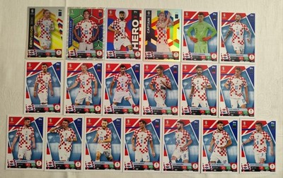 Topps Match Attax UEFA Euro 2024 Croatia Team Set Alle 19 Karten Full