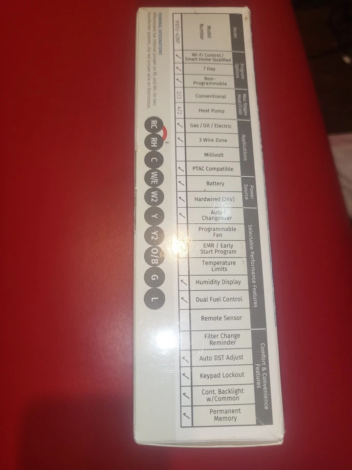 Emerson Sensi™ Wi-Fi Smart Thermostat, Programmable 1F87U-42WF, New In Box - Image 4 of 4