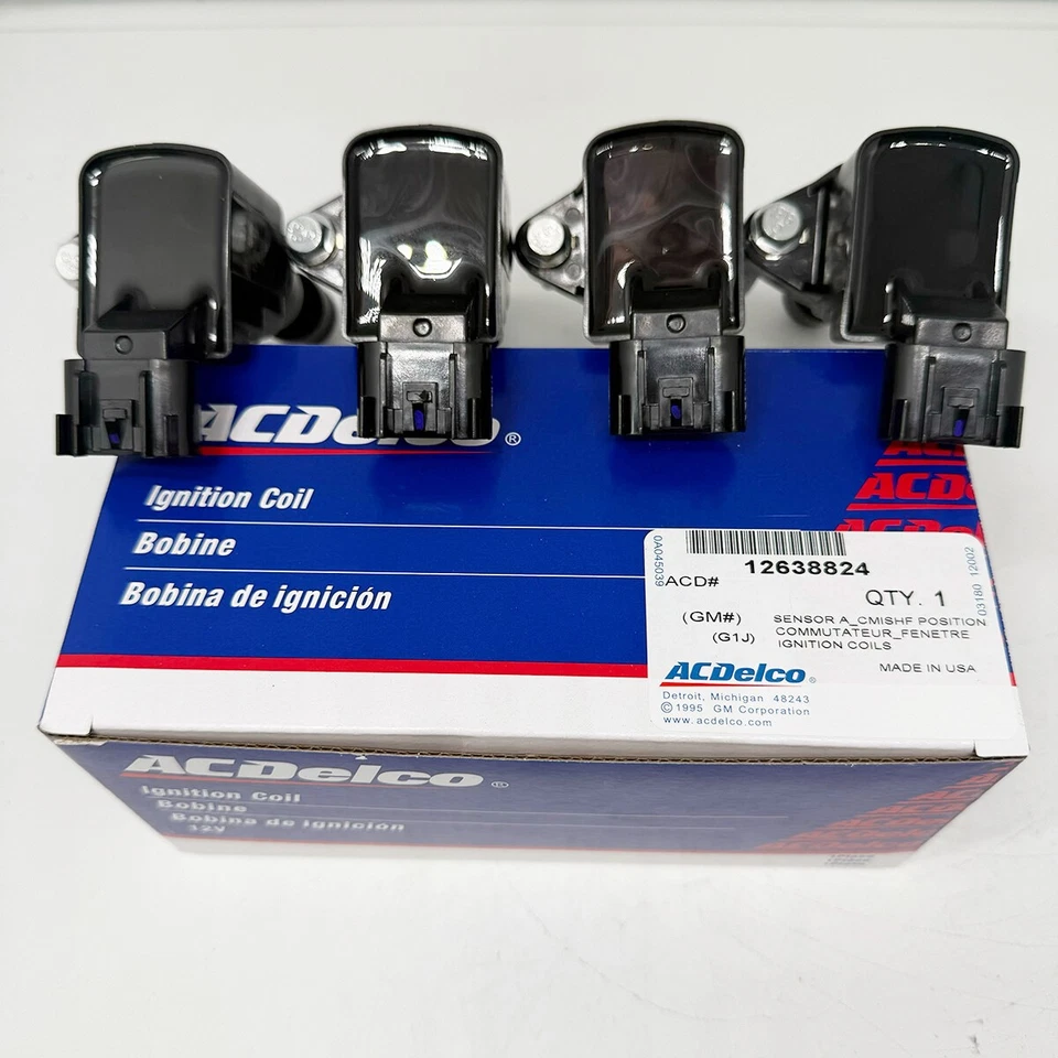 4X ACDelco UF491 Ignition Coil & Spark Plug for 05-17 Chevy Equinox Saturn 2.4L - Image 3 of 4