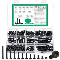 M5 Schrauben Set 226 Teile, Zylinderschrauben, Sechskantschrauben, Muttern,