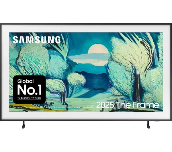 SAMSUNG The Frame 2025 50 inch QLED 4K Art Mode Smart AI TV Slim Fit HDMI 2.1 x4