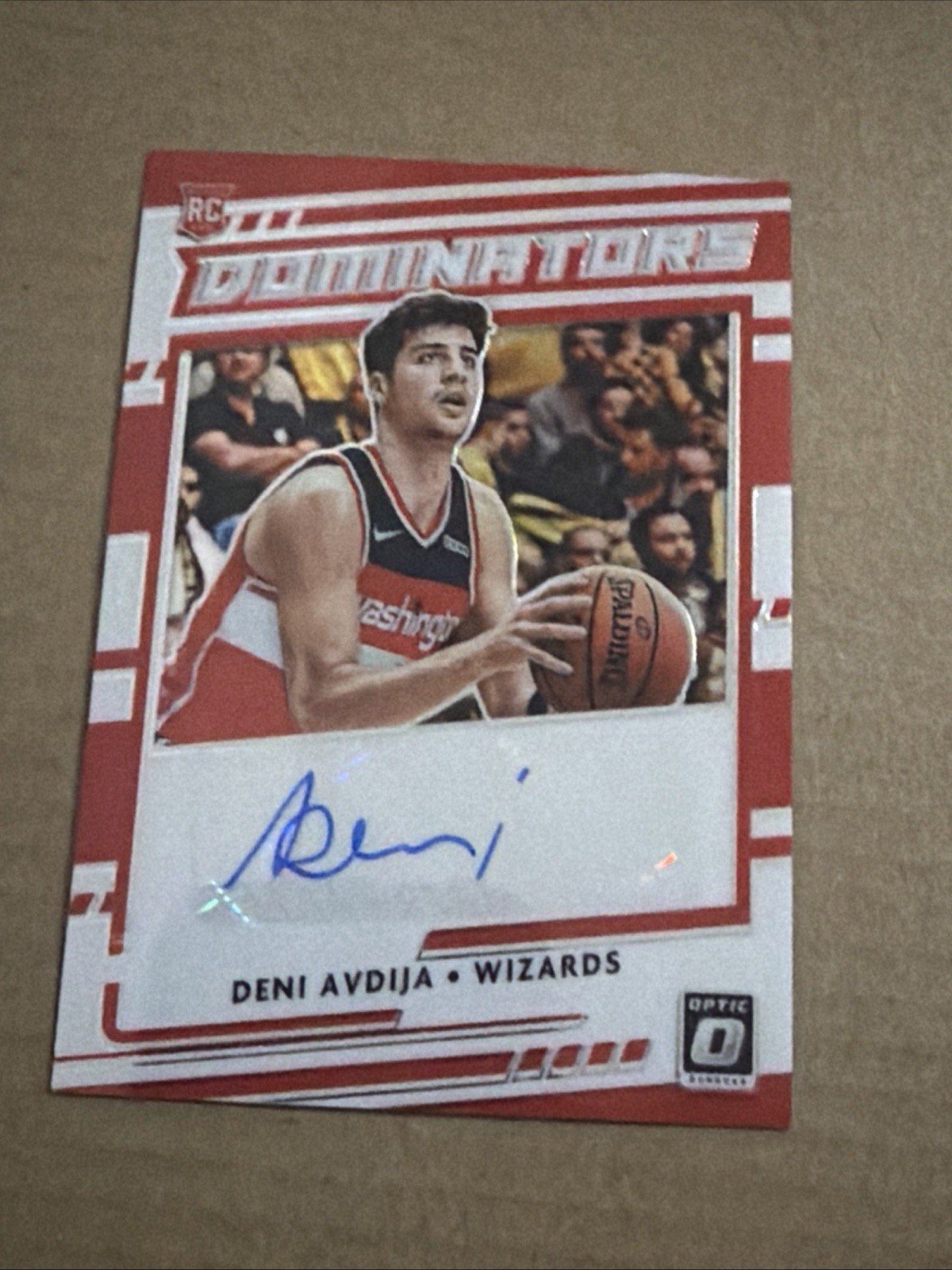 2020-21 Panini Donruss Optic Deni Avdija Rookie Dominators Signatures /99 RC
