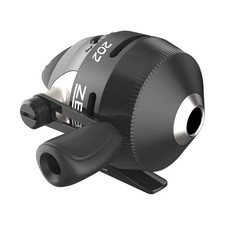 Spincast Fishing Reel Lightweight Metal Construction Silver Color Smooth