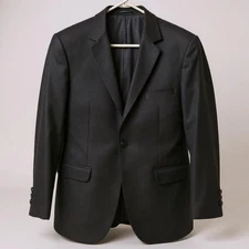 Men's Southeastern Performance Black Suit Jacket Coat Formal Wear Size:36L