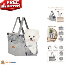 Stylish Pet Sling Carrier for Small Dogs and Cats - Perfect for Travel Hiking