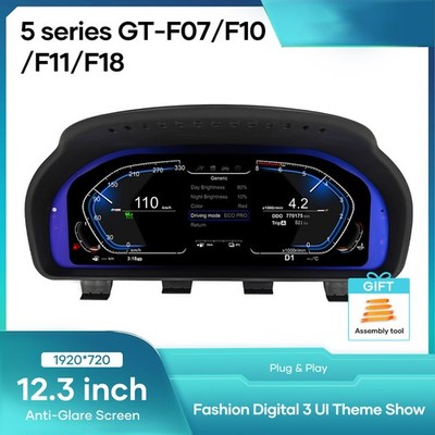 Nachrüstun Digital Tacho Kombiinstrument Cluster For BMW 5 Series F10 2009-2016