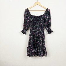 Baltic Born Azlyn Smocked Short Floral Dress Size Small