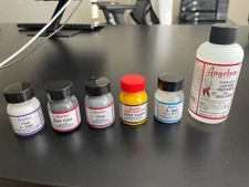 Angelus Shoe Paint, Fabric Medium, and Leather Preparer