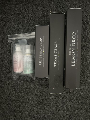 Drybar Lemon Drop, Lil’ Lemon, Texas Tease Hairbrushes And Samples - Picture 2 of 5