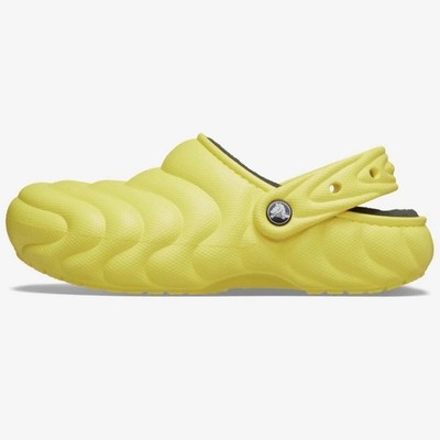 Crocs Classic Lined Overpuff Clogs Mens 12 Cyber Yellow  display picture 3