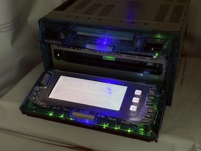 KENWOOD DPX-7100MDi 20th Anniv Blue Skeleton CD MD Player w