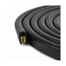 Edge Trim Black Large, Fits Edge 1/4 Inch, Length 10 Feet 3.05 Meter 