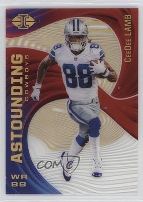 2020 Panini Illusions Astounding Red 126/149 CeeDee Lamb #A7 Rookie RC g2u