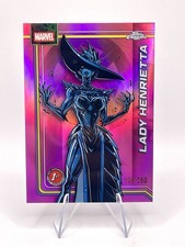 2026 Topps Chrome Marvel Lady Henrietta #130 Debut Pink Refractor 136/250