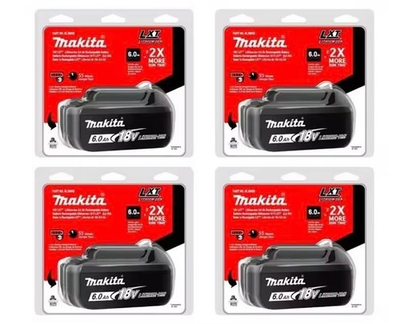 #ad Makita 18V LXT Lithium Ion 6.0 Ah Battery BL 1860B BRAND NEW $167.99