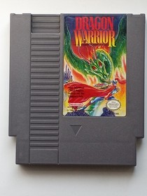 Dragon Warrior 1989 NES Nintendo with Black Sleeve Tested Works Great