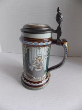 METTLACH BROTHERS GRIMM BEER STEIN 2904 THE GOLDEN GOOSE VILLEROY & BOCH 1981