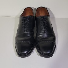 Allen Edmonds Black Fifth Avenue Dress Shoe 11.5 E Dainite Rubber Sole