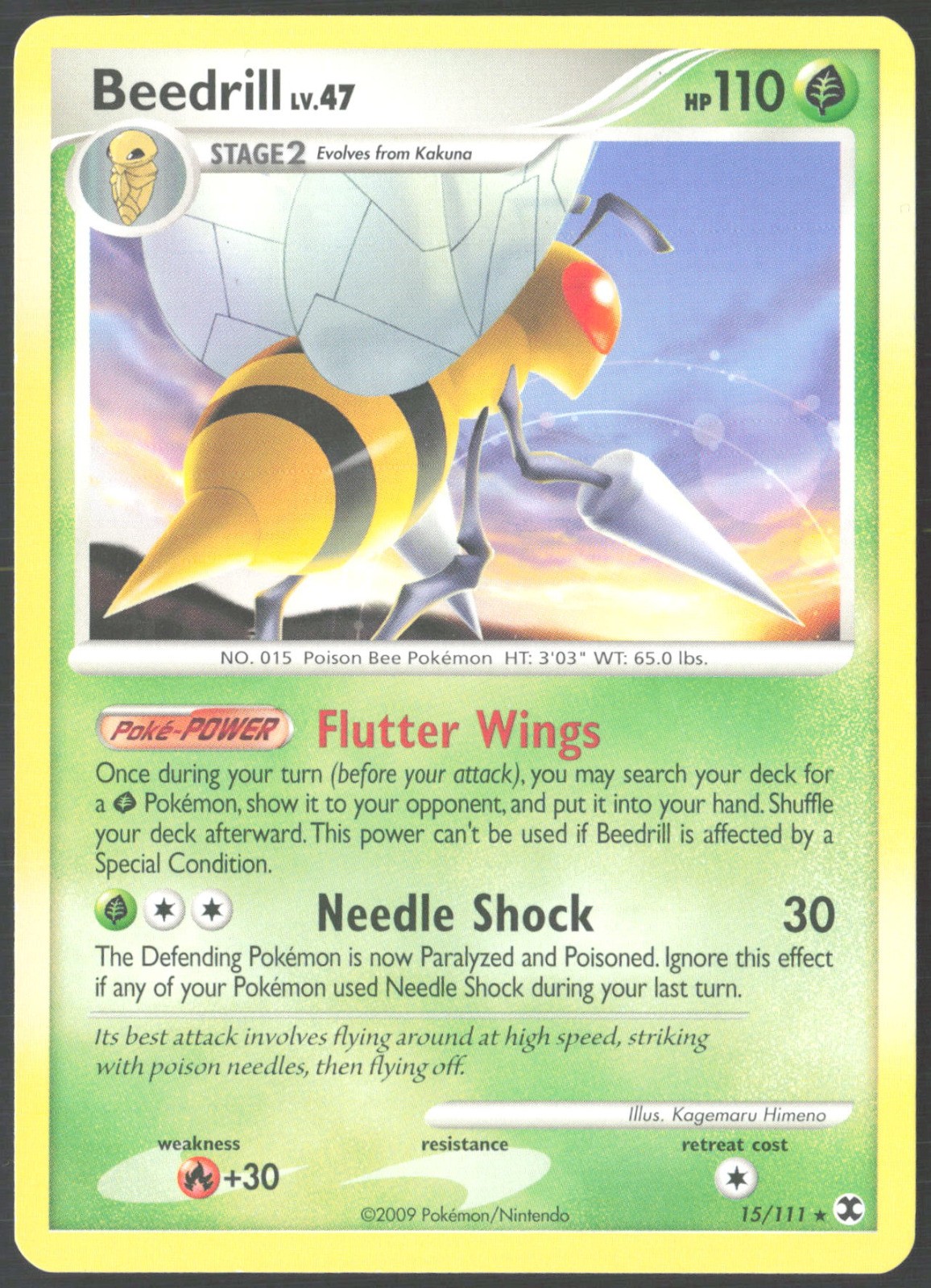 Beedrill 15/111 Rising Rivals LP