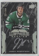 2020 SPx UD Black Lustrous Rookie Signatures Tier 1 Jason Robertson Auto 1qu5
